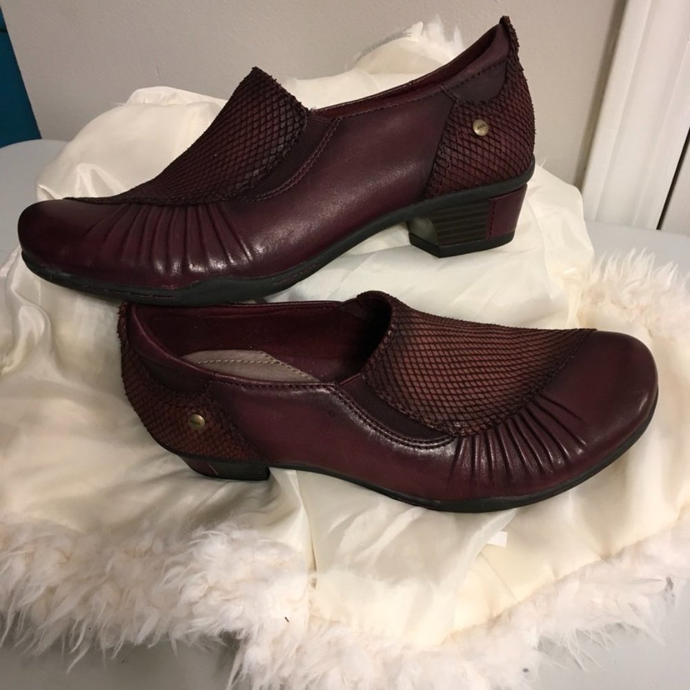 Earth Dorado Prune Relief Pod Leather Shoes